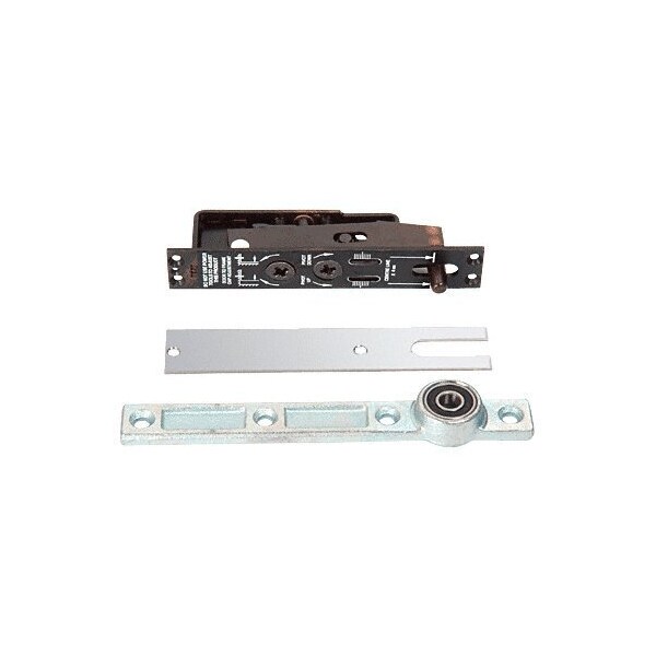 Heavy-Duty Adjustable Center-Hung Walking Beam Type Top Pivot W/ Polished Stainless Cover Plate